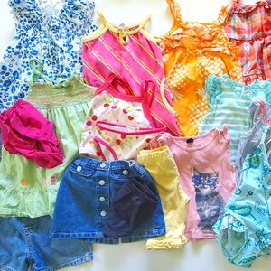 Summer Clothing LOT - sz 18mo. Girl's